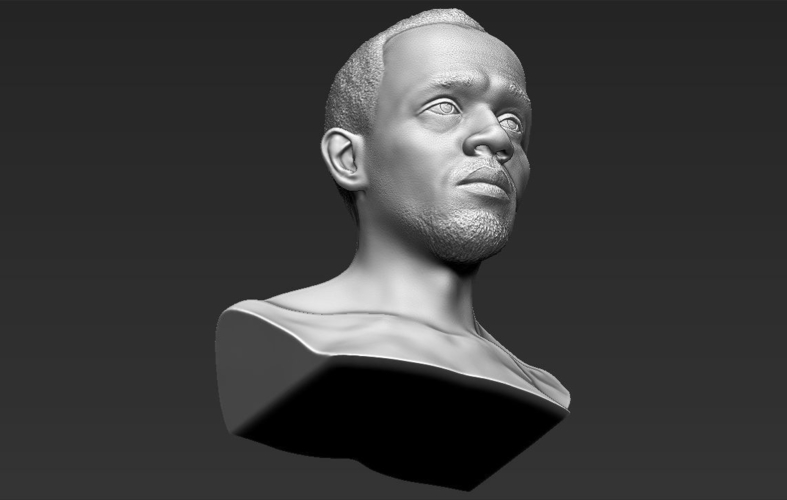 Usain Bolt bust ready for full color 3D printing 3D Print 232150
