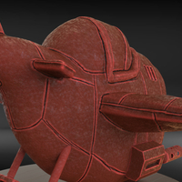 Stylized Fighter Airplane - Thumbnail 3