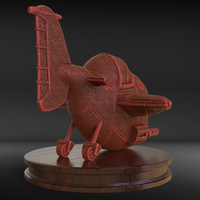 Stylized Fighter Airplane - Thumbnail 5