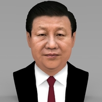 Small Xi Jinping bust ready for full color 3D printing 3D Printing 232215