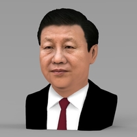 Xi Jinping bust ready for full color 3D printing - Thumbnail 2