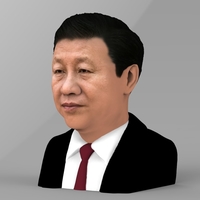 Xi Jinping bust ready for full color 3D printing - Thumbnail 3