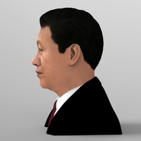 Xi Jinping bust ready for full color 3D printing - Thumbnail 4