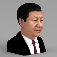 Xi Jinping bust ready for full color 3D printing - Thumbnail 6
