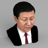 Xi Jinping bust ready for full color 3D printing - Thumbnail 8