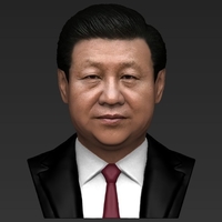 Xi Jinping bust ready for full color 3D printing - Thumbnail 12