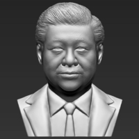Xi Jinping bust ready for full color 3D printing - Thumbnail 14