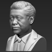 Xi Jinping bust ready for full color 3D printing - Thumbnail 16