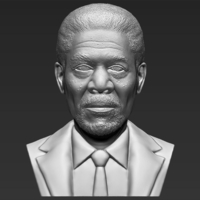 Small Morgan Freeman bust 3D printing ready stl obj 3D Printing 232241
