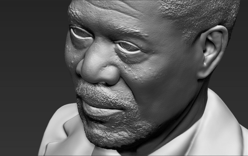 Morgan Freeman bust 3D printing ready stl obj 3D Print 232250