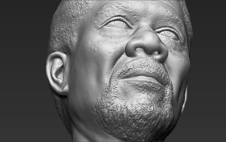 Morgan Freeman bust 3D printing ready stl obj 3D Print 232251