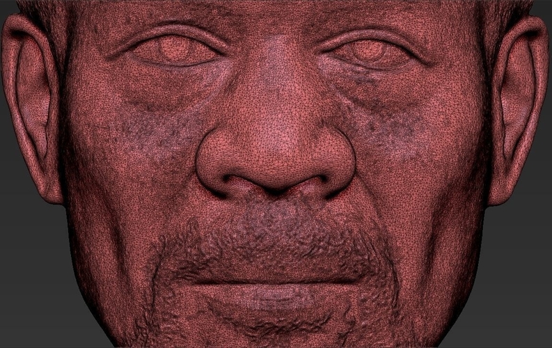 Morgan Freeman bust 3D printing ready stl obj 3D Print 232253