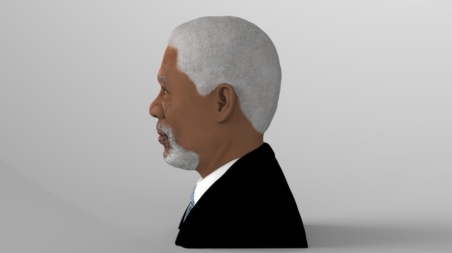 Morgan Freeman bust ready for full color 3D printing 3D Print 232257