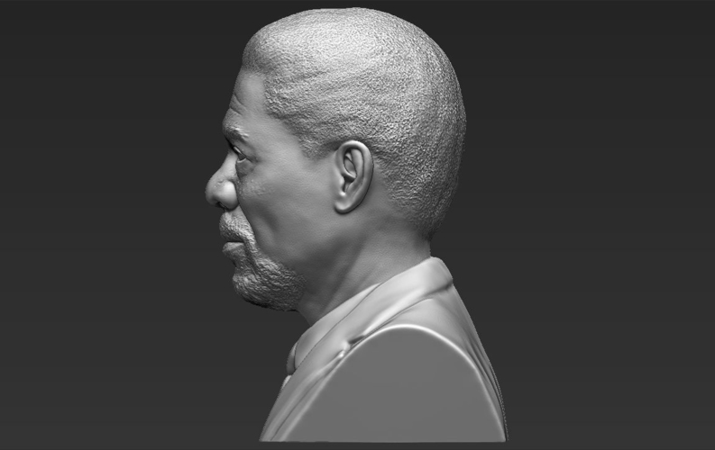 Morgan Freeman bust ready for full color 3D printing 3D Print 232269