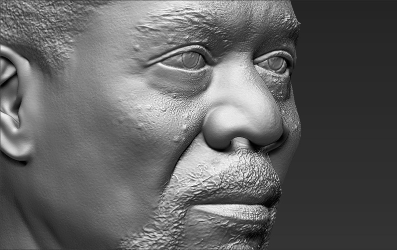 Morgan Freeman bust ready for full color 3D printing 3D Print 232276