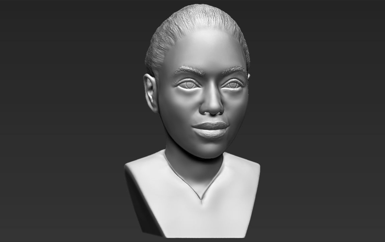 Beyonce Knowles bust 3D printing ready stl obj 3D Print 232284