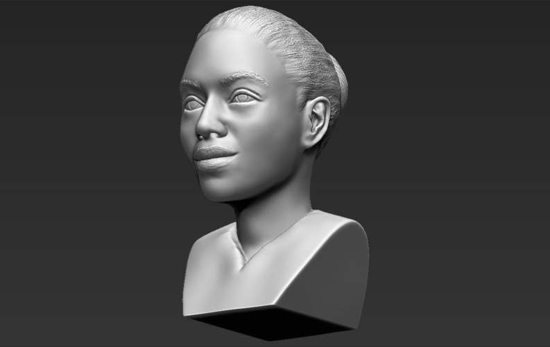 Beyonce Knowles bust 3D printing ready stl obj 3D Print 232286