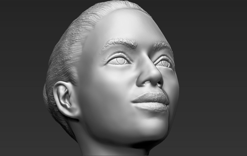 Beyonce Knowles bust 3D printing ready stl obj 3D Print 232289