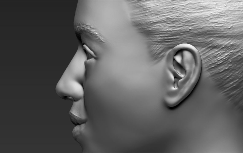 Beyonce Knowles bust 3D printing ready stl obj 3D Print 232293