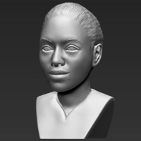 Beyonce Knowles bust ready for full color 3D printing - Thumbnail 12