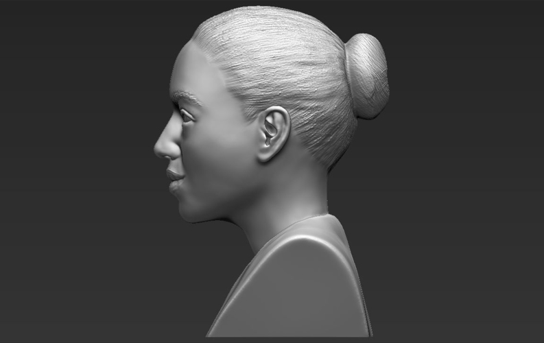 Beyonce Knowles bust ready for full color 3D printing 3D Print 232308