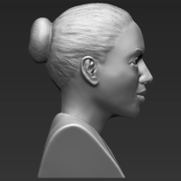 Beyonce Knowles bust ready for full color 3D printing - Thumbnail 15