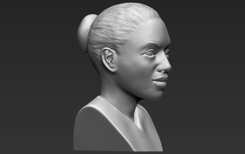 Beyonce Knowles bust ready for full color 3D printing 3D Print 232311
