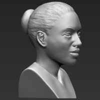 Beyonce Knowles bust ready for full color 3D printing - Thumbnail 16