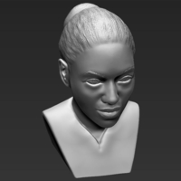 Beyonce Knowles bust ready for full color 3D printing - Thumbnail 17