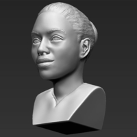 Beyonce Knowles bust ready for full color 3D printing - Thumbnail 18