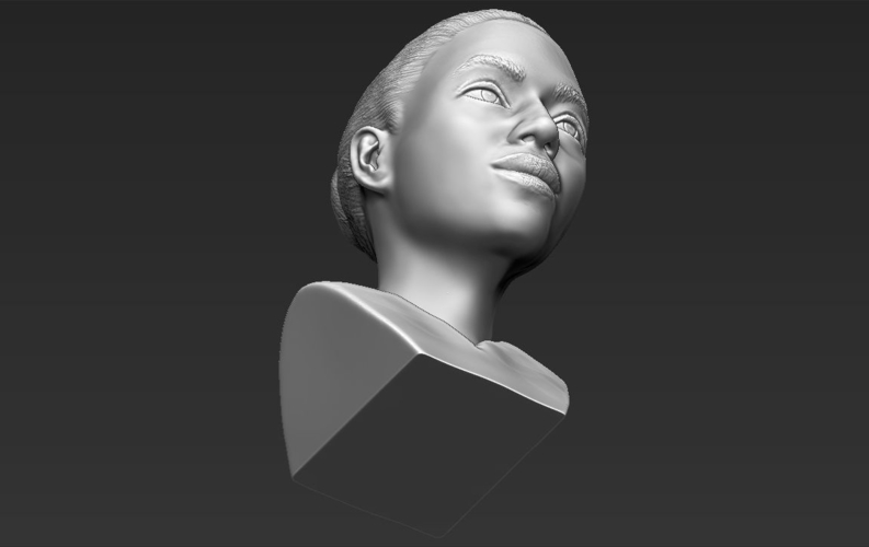 Beyonce Knowles bust ready for full color 3D printing 3D Print 232314