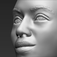 Beyonce Knowles bust ready for full color 3D printing - Thumbnail 20