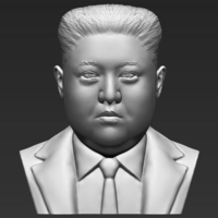 Small Kim Jong-un bust 3D printing ready stl obj 3D Printing 232353