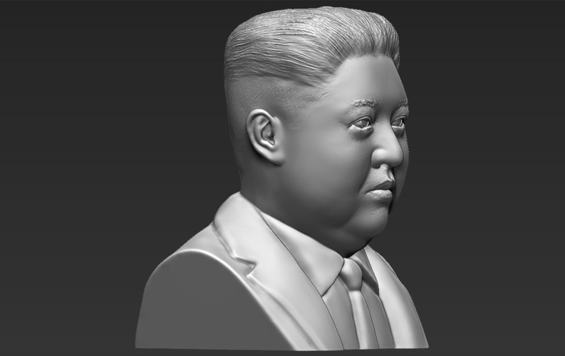 Kim Jong-un bust 3D printing ready stl obj 3D Print 232358