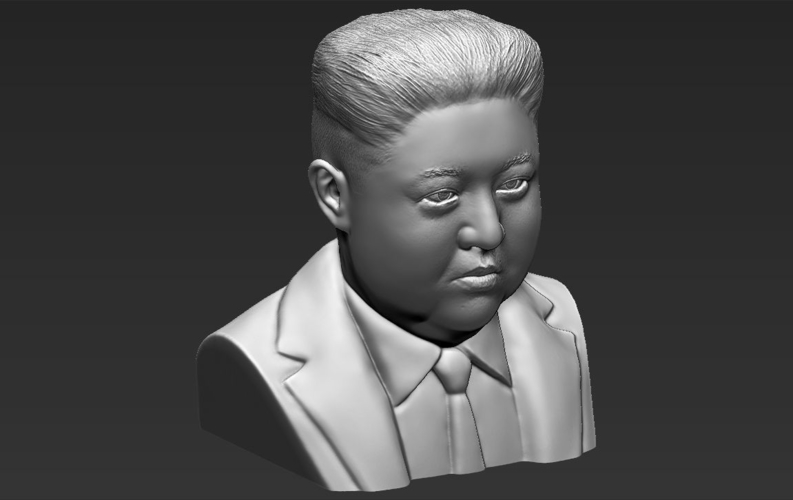 Kim Jong-un bust 3D printing ready stl obj 3D Print 232360