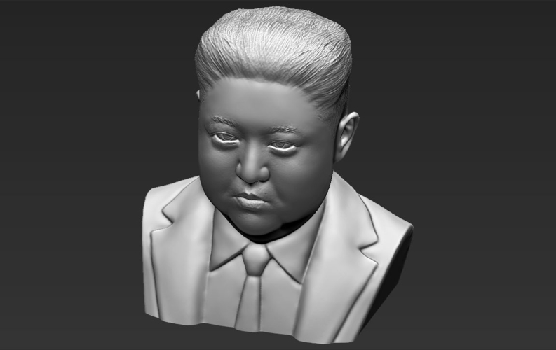 Kim Jong-un bust 3D printing ready stl obj 3D Print 232361