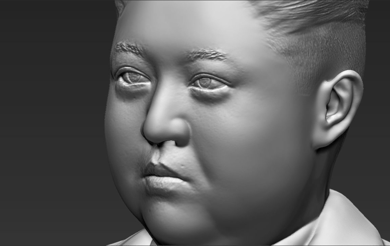 Kim Jong-un bust 3D printing ready stl obj 3D Print 232362