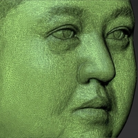 Kim Jong-un bust 3D printing ready stl obj - Thumbnail 14