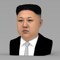 Kim Jong-un bust ready for full color 3D printing - Thumbnail 2