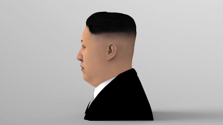 Kim Jong-un bust ready for full color 3D printing 3D Print 232371
