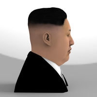 Kim Jong-un bust ready for full color 3D printing - Thumbnail 5