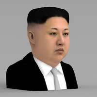 Kim Jong-un bust ready for full color 3D printing - Thumbnail 6