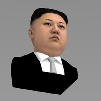 Kim Jong-un bust ready for full color 3D printing - Thumbnail 10