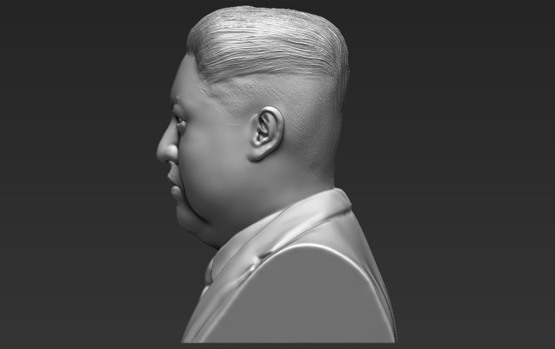Kim Jong-un bust ready for full color 3D printing 3D Print 232382