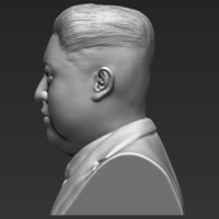 Kim Jong-un bust ready for full color 3D printing - Thumbnail 15