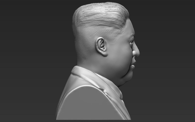 Kim Jong-un bust ready for full color 3D printing 3D Print 232383