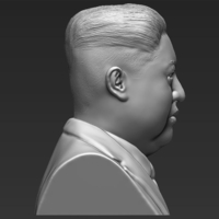 Kim Jong-un bust ready for full color 3D printing - Thumbnail 16