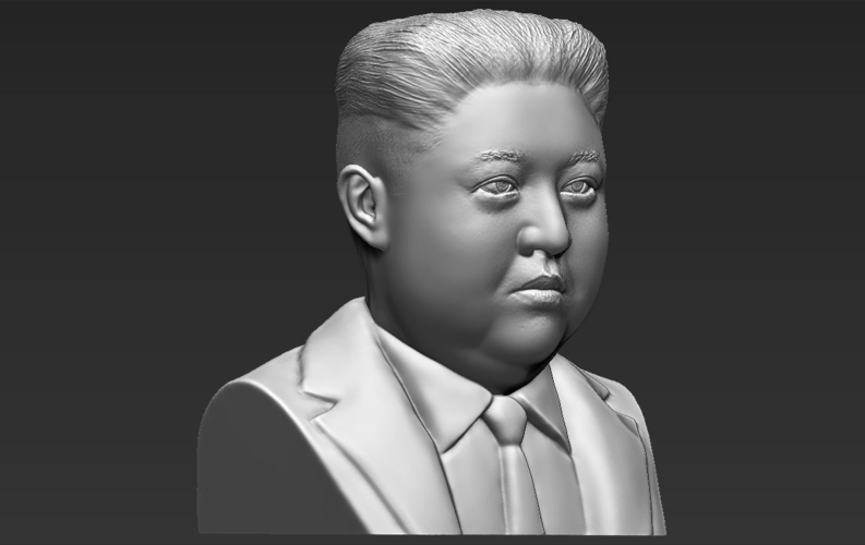 Kim Jong-un bust ready for full color 3D printing 3D Print 232384