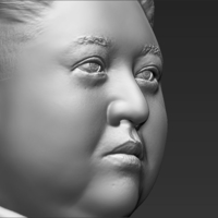 Kim Jong-un bust ready for full color 3D printing - Thumbnail 18