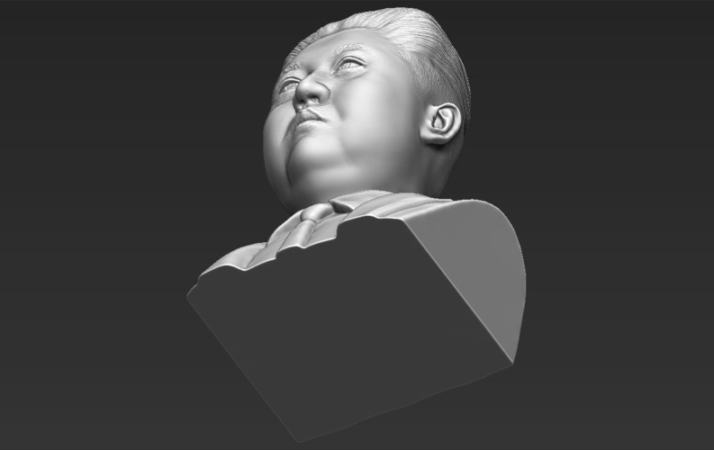 Kim Jong-un bust ready for full color 3D printing 3D Print 232388